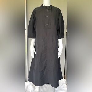 Marni black  Button-Front Dress